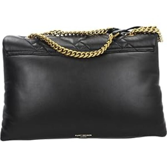#131 - Kurt Geiger London Kensington Soft - XXL Black, NWT - Picture 4 of 17